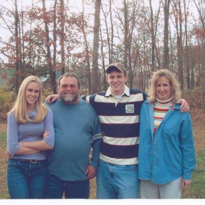 My family all together in the front yard in georgia