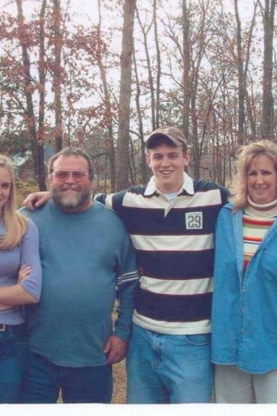 My family all together in the front yard in georgia