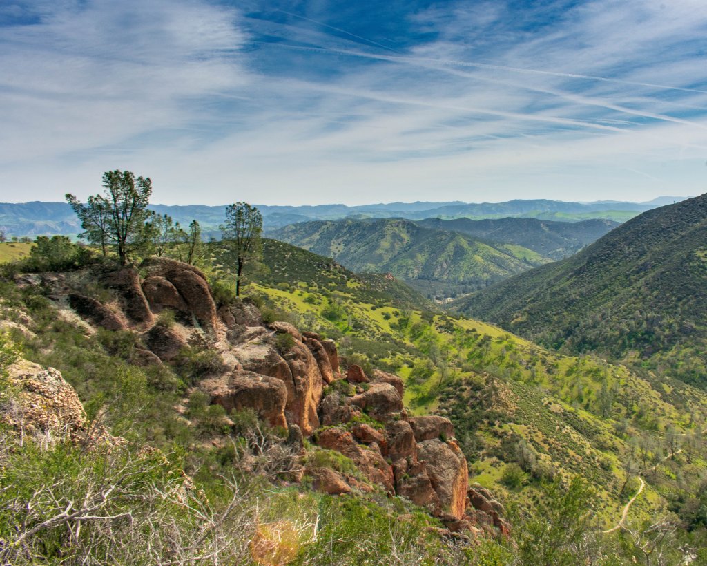 Pinnacles National Park views from Condor Gulch Trail